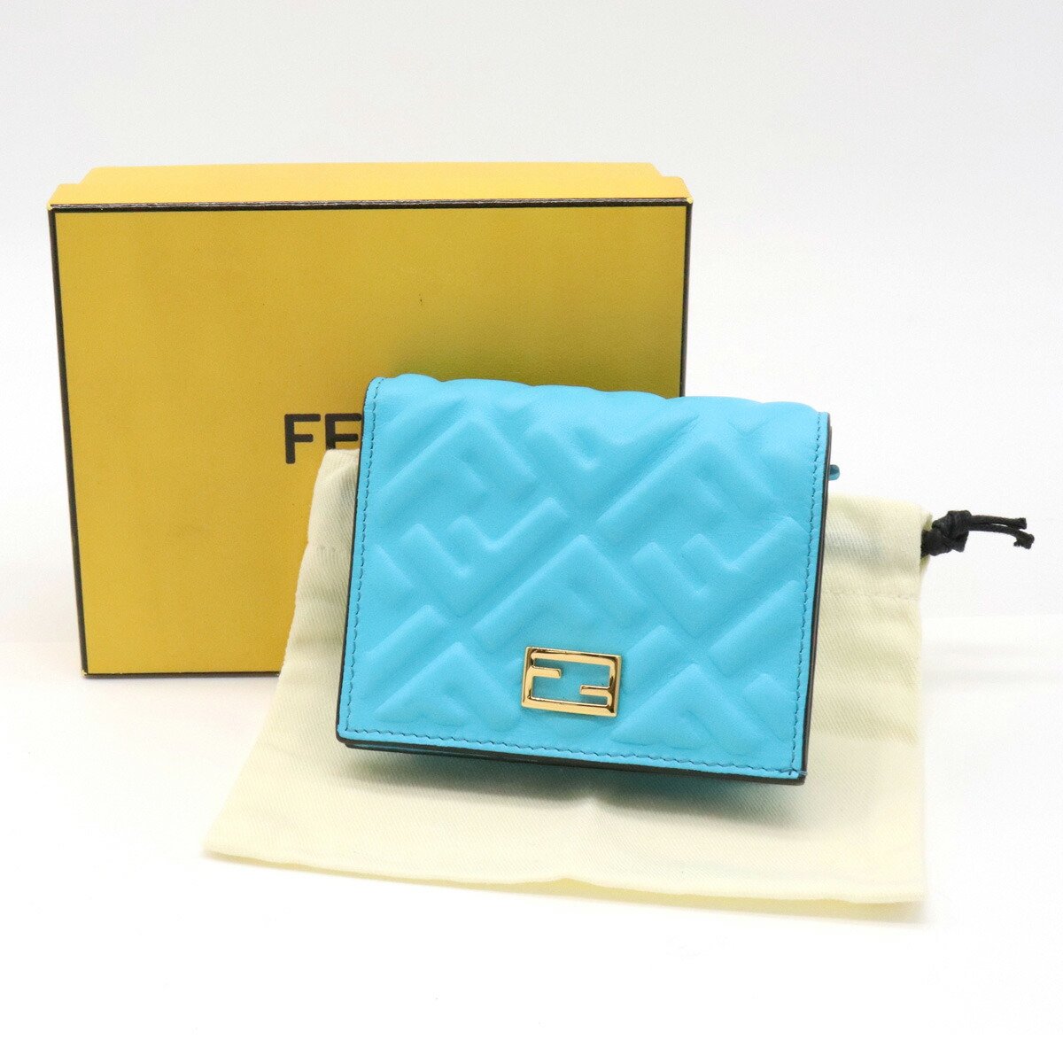 楽天市場】【財布】FENDI フェンディ バゲット スモール ウォレット 2