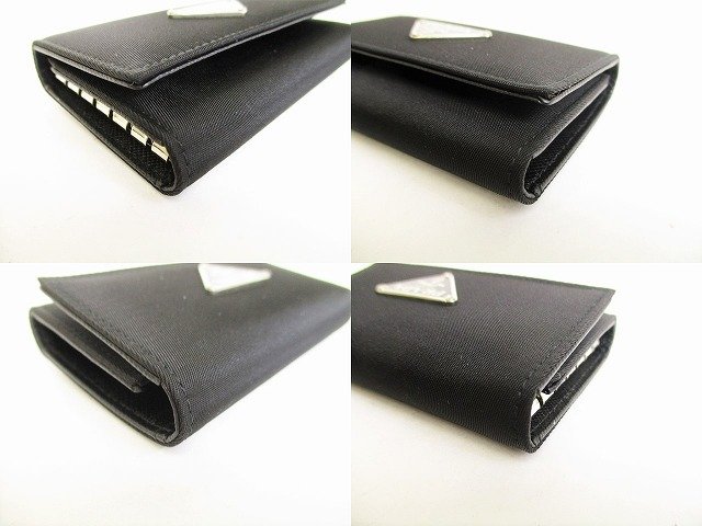 楽天市場】【未使用保管品】 プラダ PRADA ナイロン レザー 6連 キー