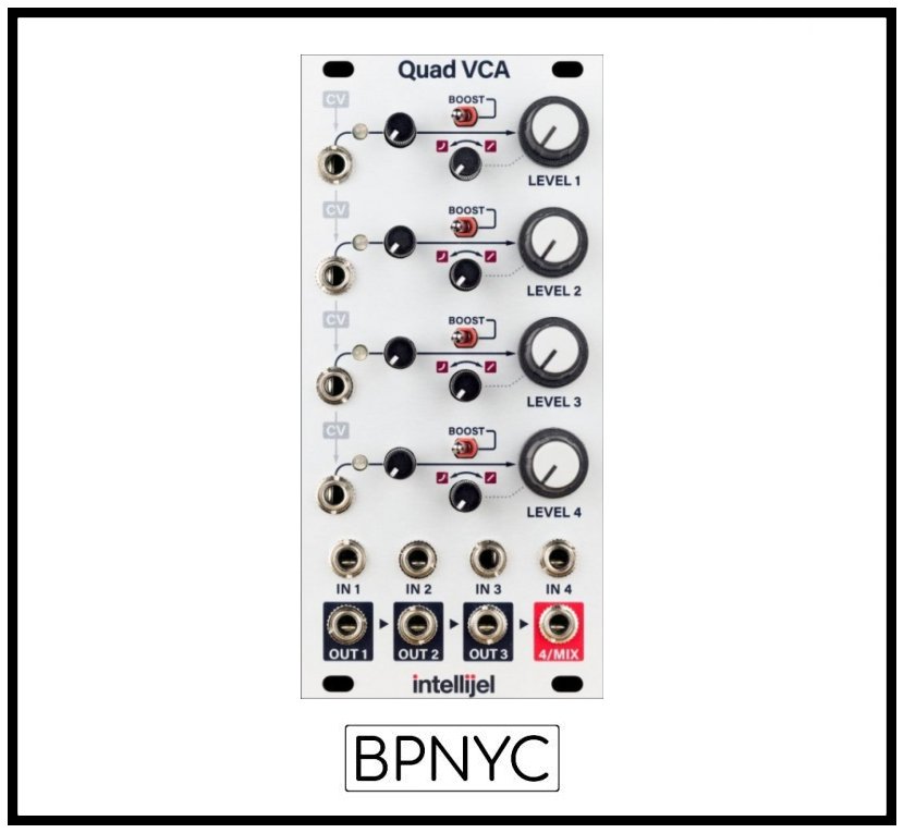 Intellijel Designs Quad VCA Eurorack モジュラー 販売 通販 お気軽に