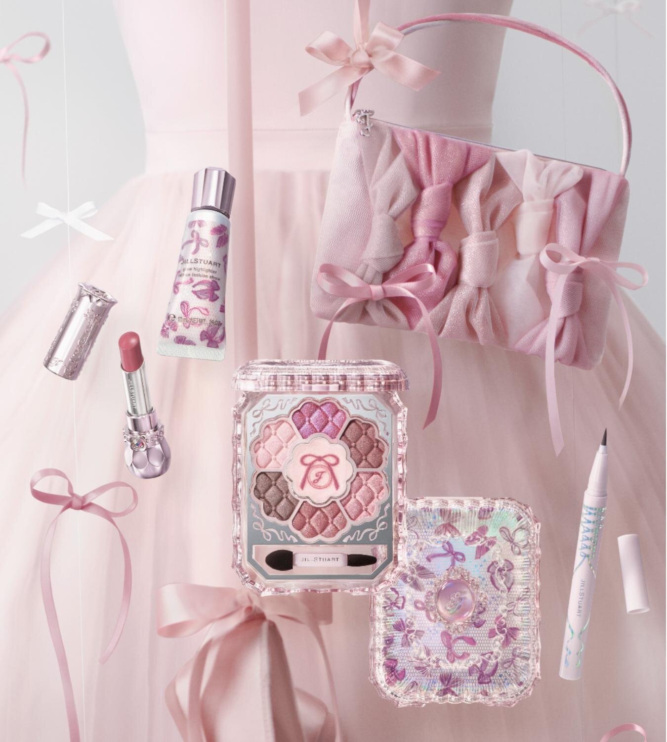 ジルスチュアート「ピンクリボン」が主役の25年クリスマスコフレ