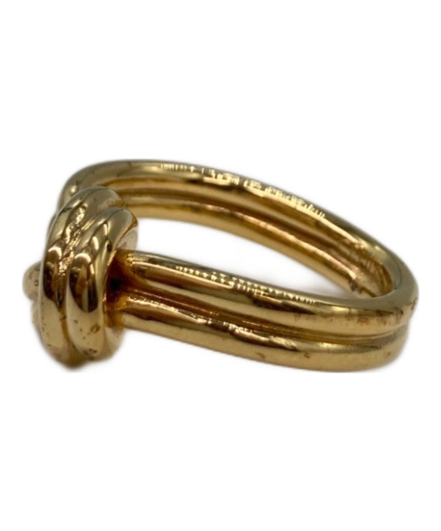 中古・古着通販】CELINE (セリーヌ) ダブルノットリング ゴールド