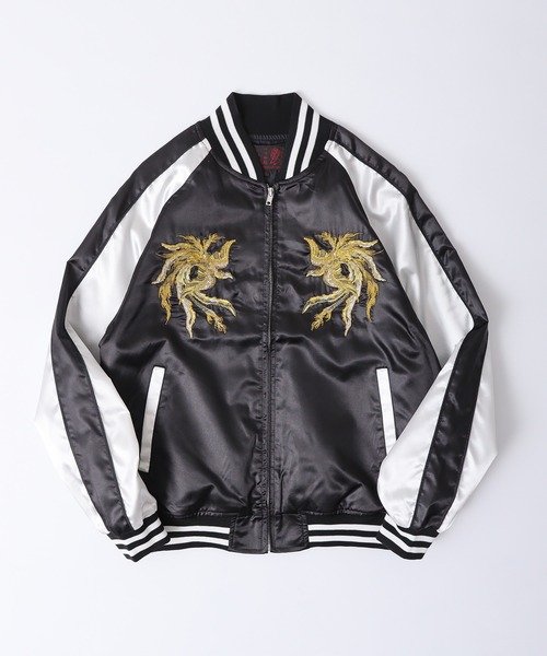 FUNALIVE（ファンアライブ） スカジャン 刺繍 サテン スカジャン