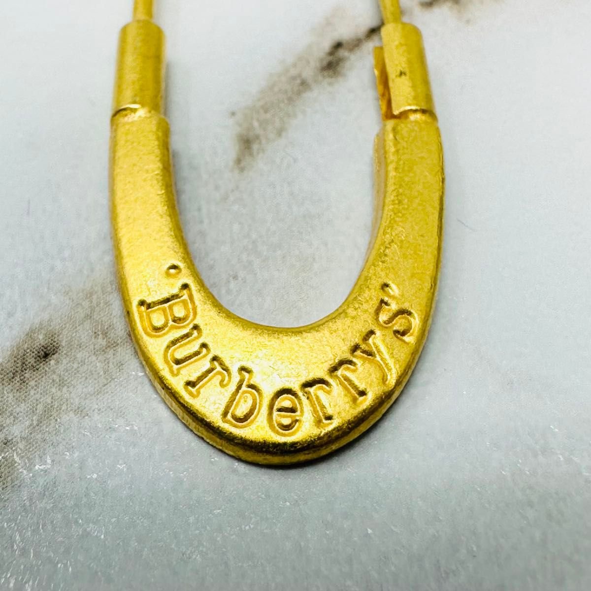 Burberrys バーバリー ストールピン 安全ピン ピン ブローチ ゴールド