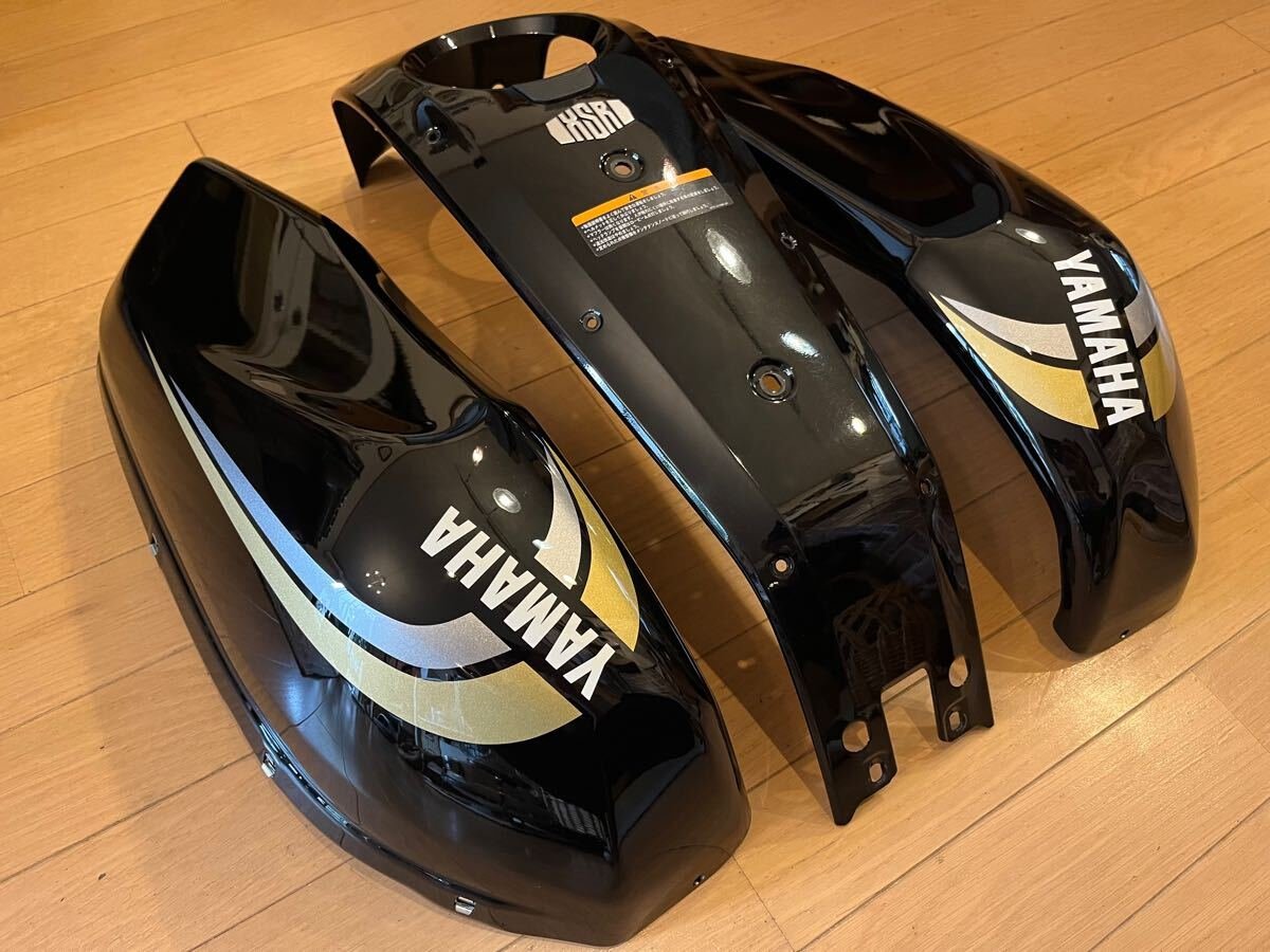 ヤマハXSR700 タンクカバー3点セット/ブラックメタリックX/YAMAHA