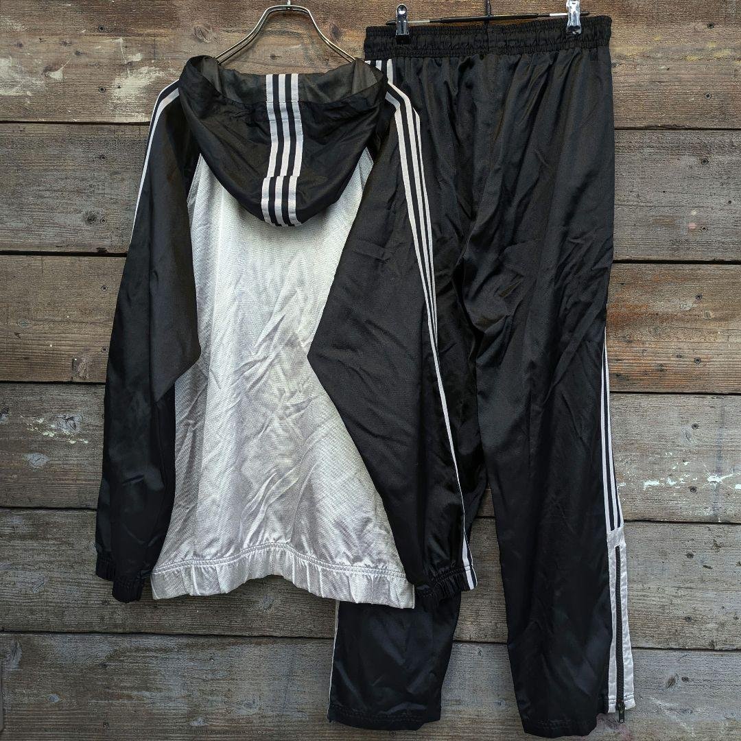 常田大希 90s old adidas セットアップ ジップパーカー 刺繍ロゴ