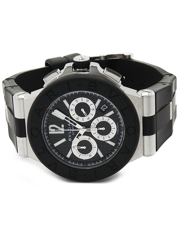 BVLGARI】ブルガリ『ディアゴノ 42mm クロノグラフ』DG42SVCH メンズ