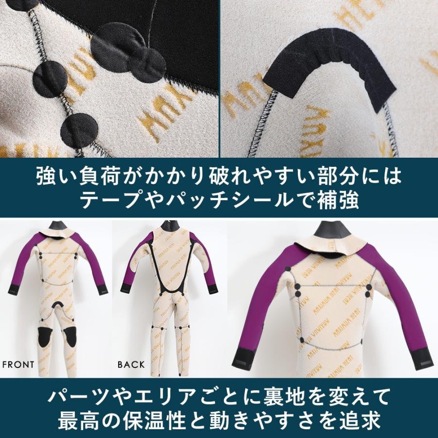 FELLOW セミドライ ウェットスーツ キッズ 5×3mm バックジップ スキン