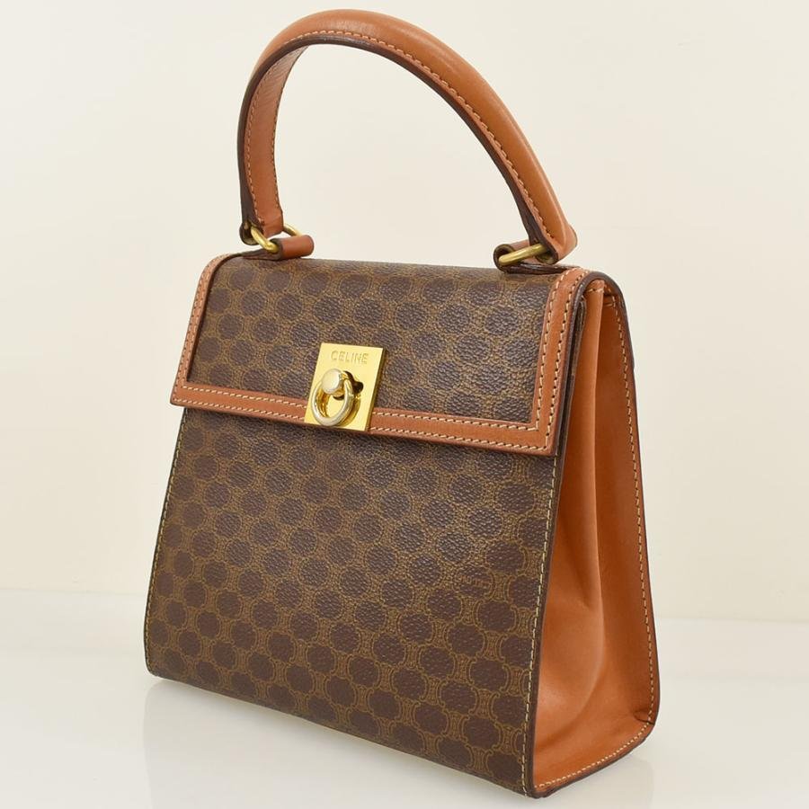 CELINE（セリーヌ） ミニハンドバッグ マカダム 2wayショルダーバッグ