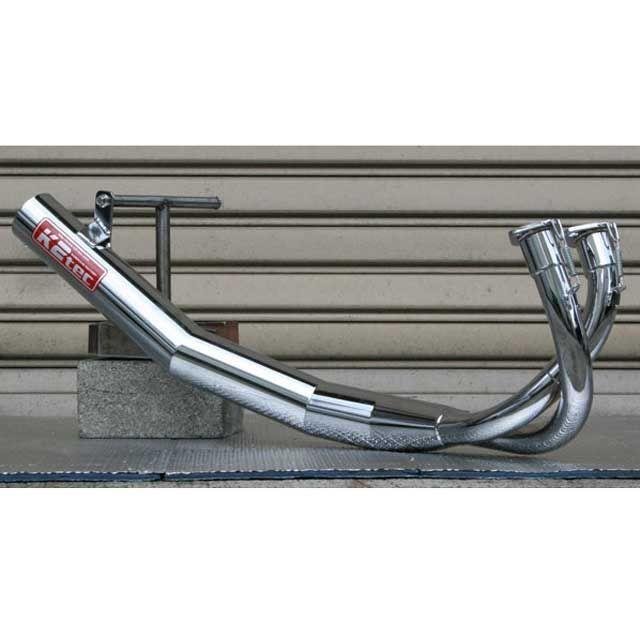 K2-tec RZ250 RZ350 チャンバー本体 RZ クロス集合メッキ 仕様 右出し