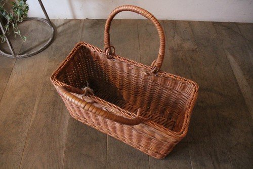 かご・バスケット・雑貨 - menui | 籐のお買い物かご【ラタン 手付き
