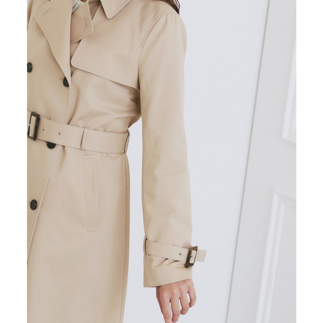 インデックス index ウォッシャブルトレンチコート【撥水・親水性防汚