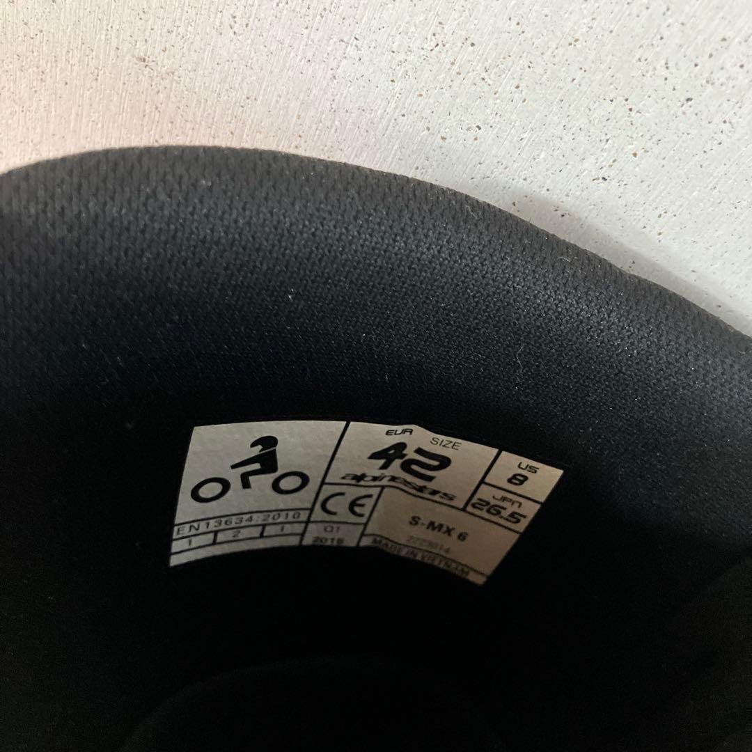 Alpinestars バイクブーツ 26.5cm 赤白黒