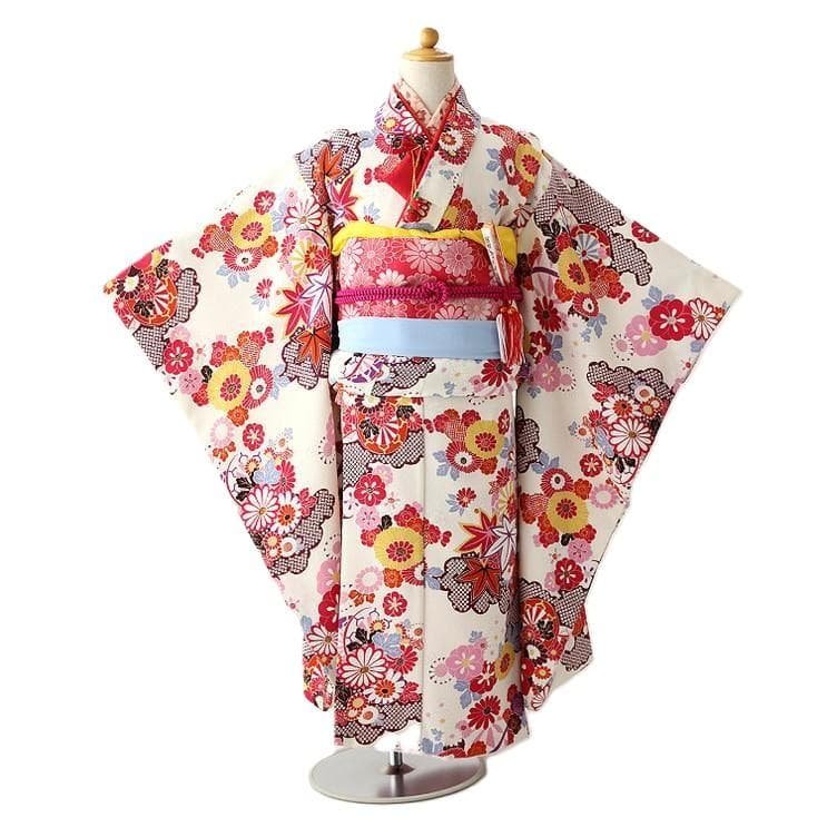 7歳 女の子 着物 七五三　四つ身 7-048 七五三 7歳 四つ身着物フルセット ブランド Shikibu Roman 式部浪漫