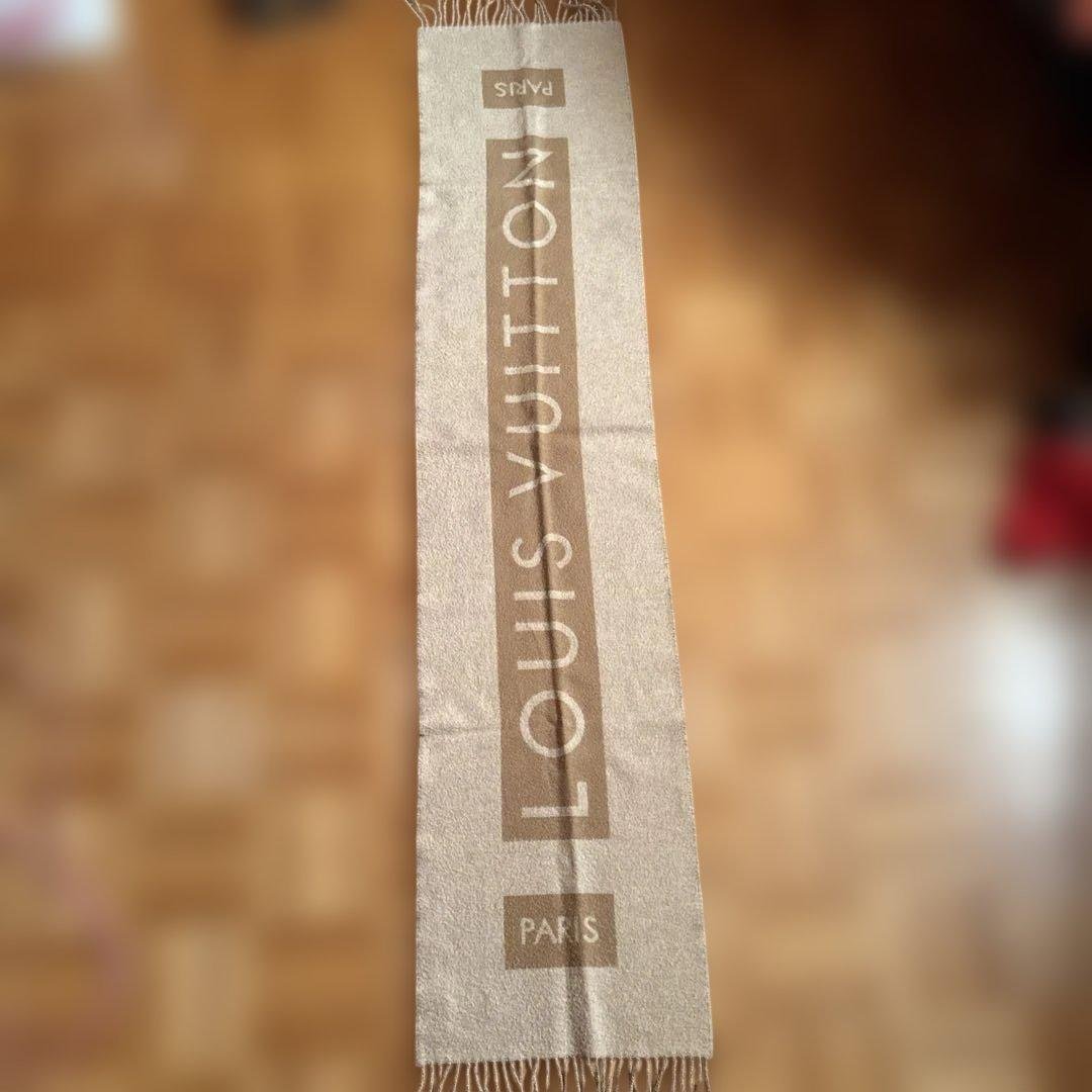 LOUIS VUITTON カシミヤマフラー ベージュ 楽天市場】【アパレル】LOUIS VUITTON ルイ ヴィトン マフラー