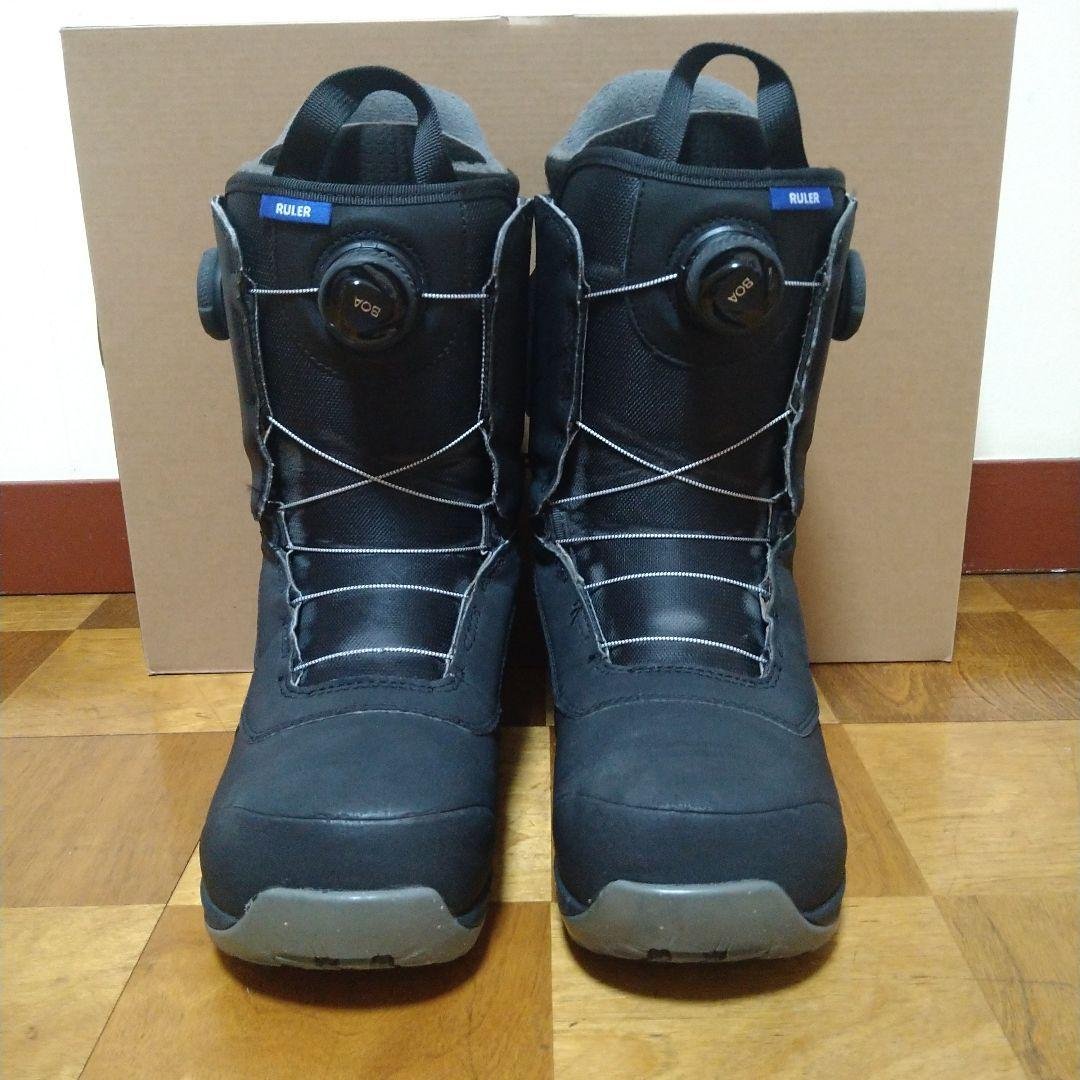 Burtonブーツ 23-24 Ruler 26.5cm Wide BOA 黒