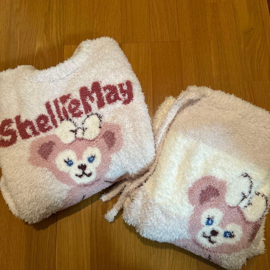 ダッフィー シェリーメイ　ジェラピケ ジェラートピケ シェリーメイ ルームウェアセット 長袖 秋冬 gelato