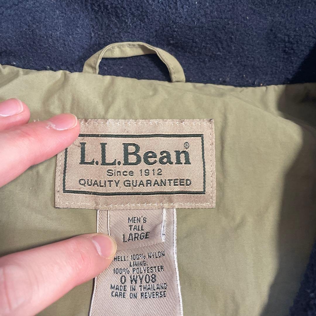 90s L.L.Bean エルエルビーン シェルドシンチラ ナイロンシェルベスト